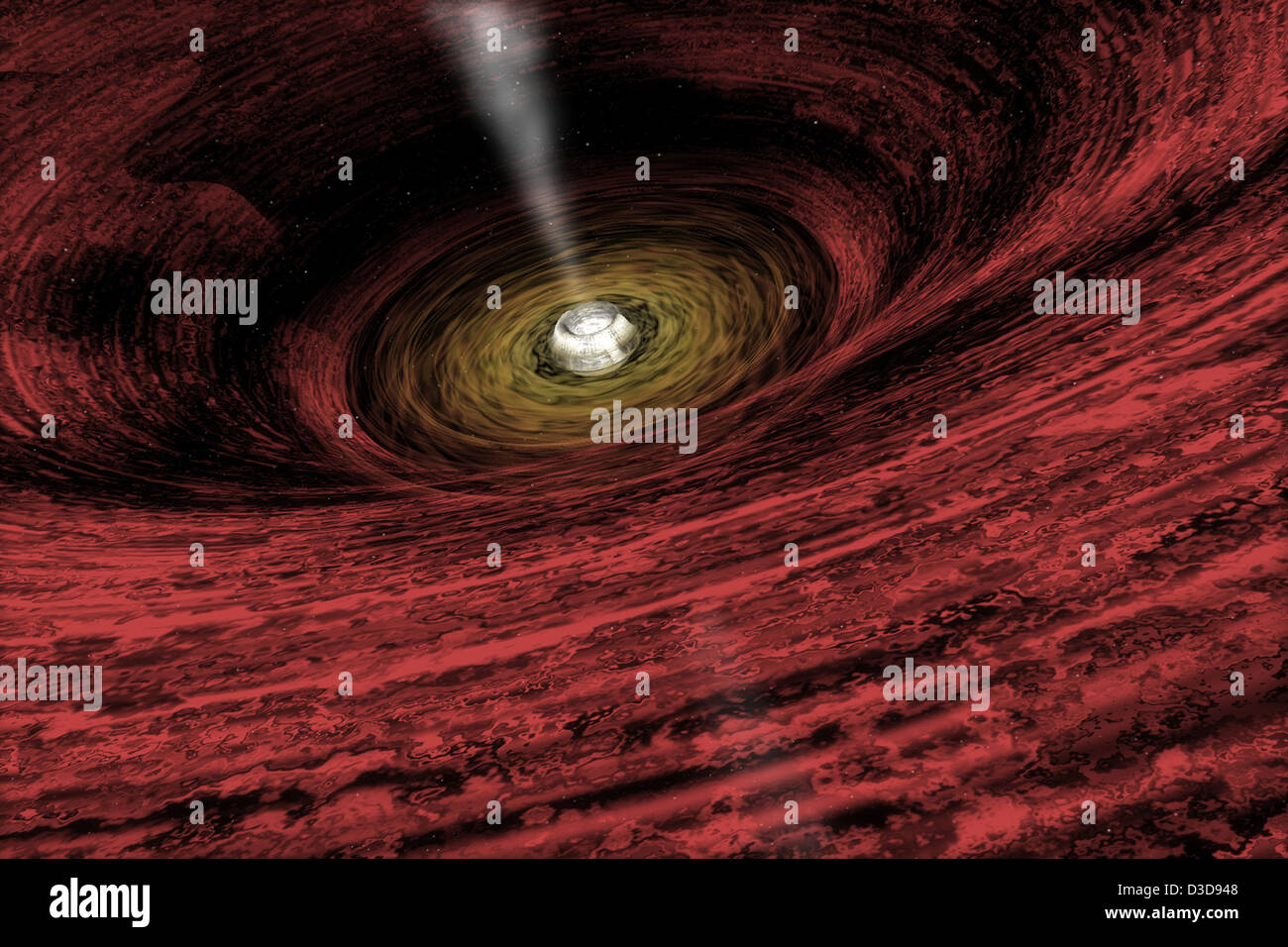 Baby buco nero (NASA, Chandra, 15/06/11) Foto Stock