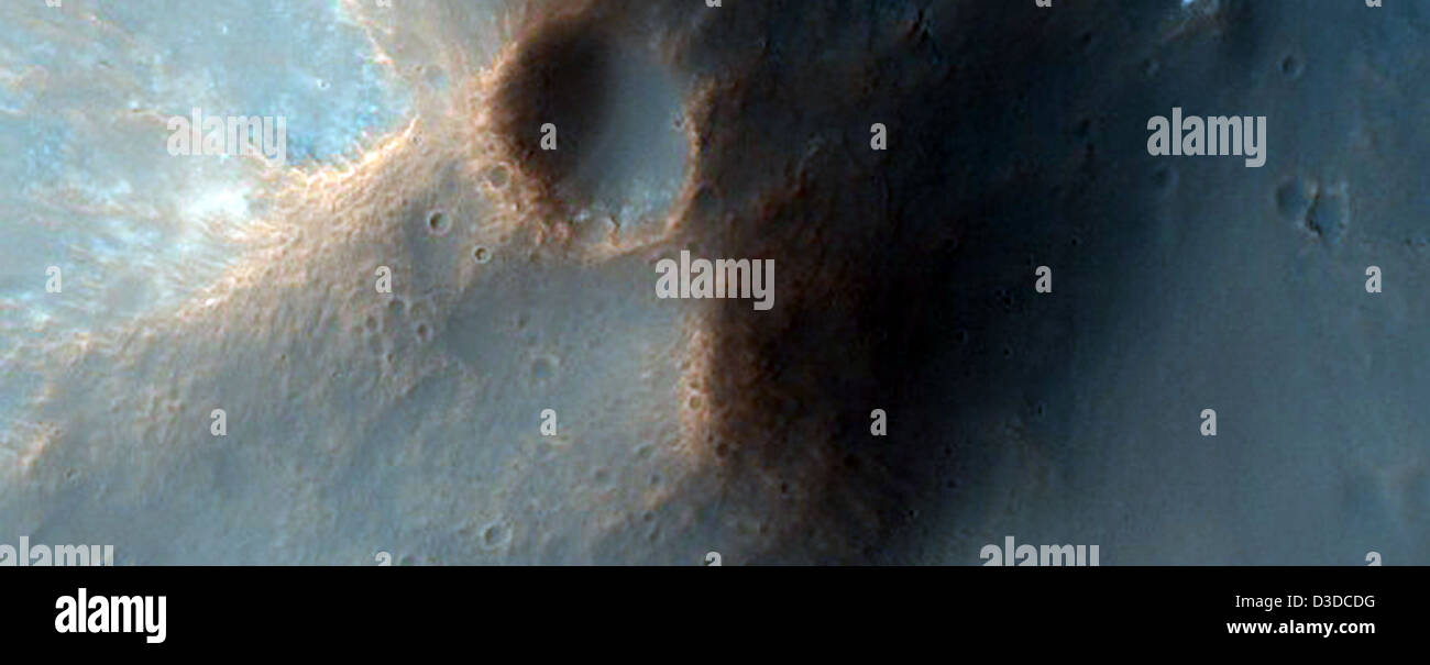 Un deposito su Marte (NASA, Mars, 2009) Foto Stock