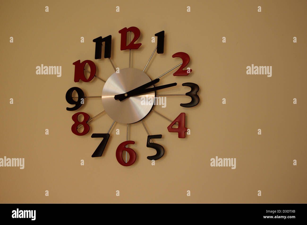 Cucina orologio da parete Foto Stock