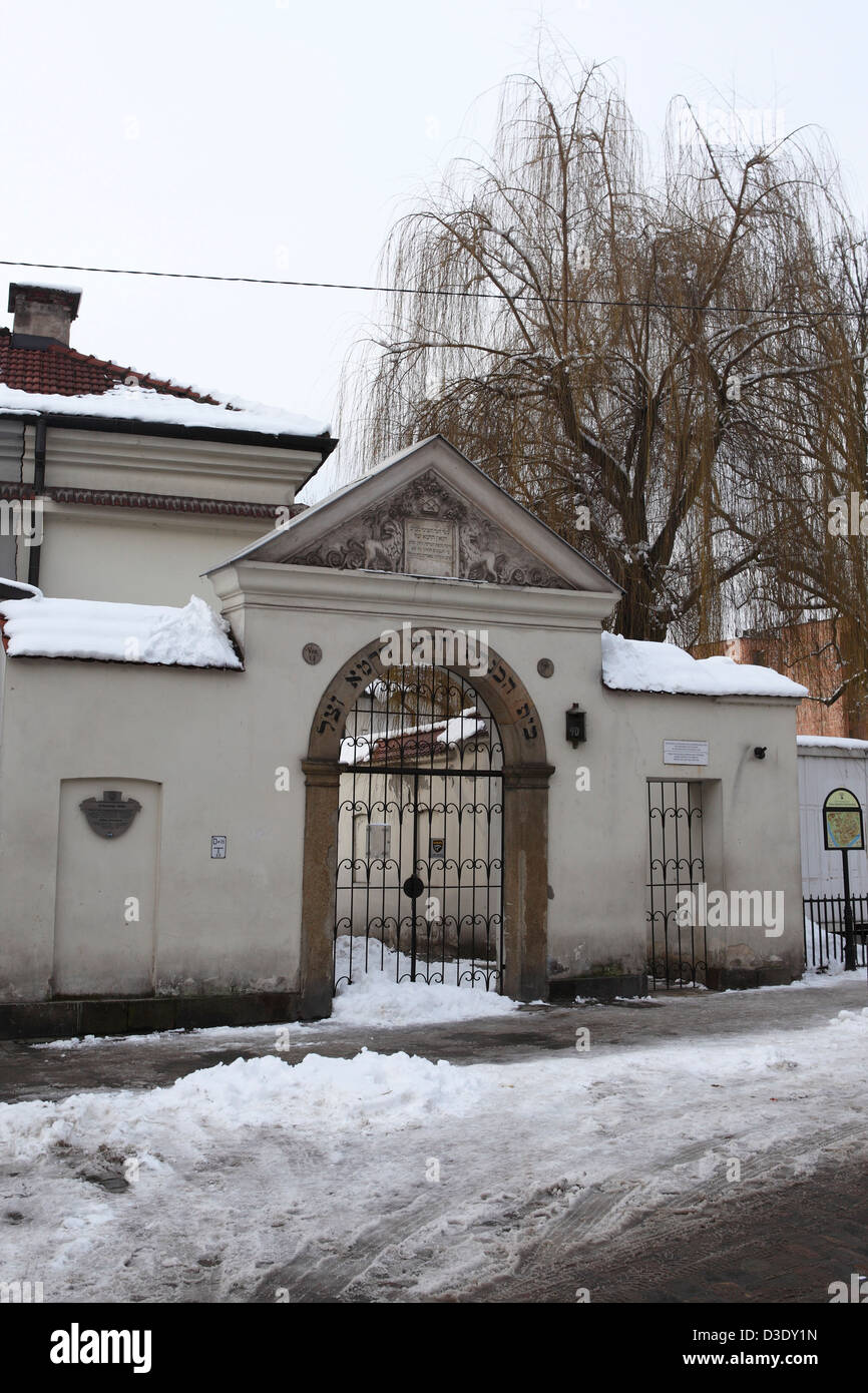 Sinagoga Remuh Cracovia, in Polonia. Foto Stock