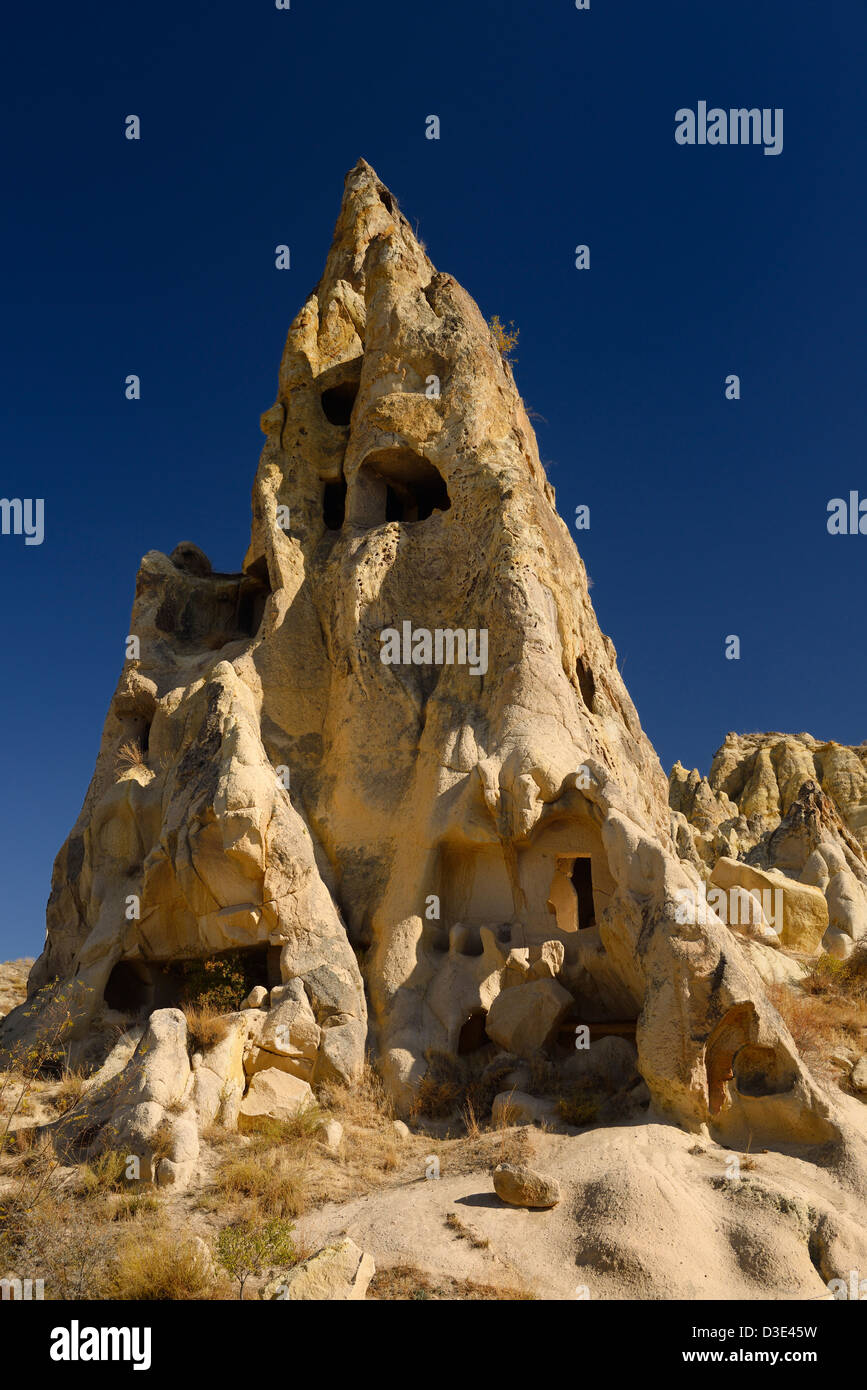 Cavernicola convento di monache monastero a Goreme open air museum cappadocia turchia Foto Stock