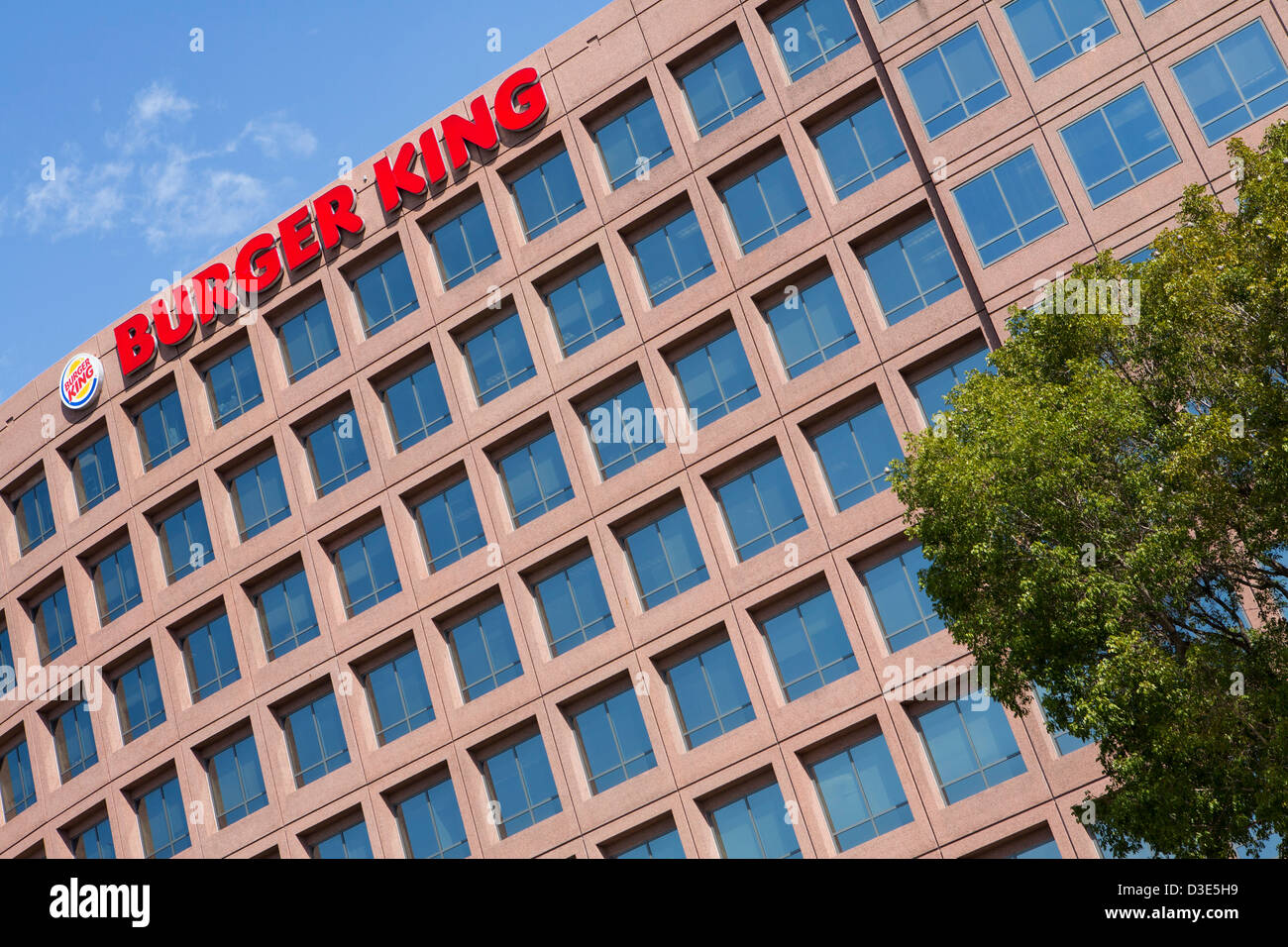 La sede centrale di una catena di fast food Burger King, noto anche come il  ristorante Support Center Foto stock - Alamy