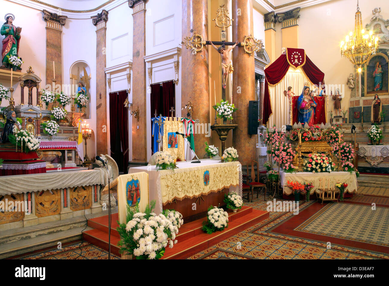 San Juan evangelista chiesa, La Boca, Buenos Aires, Argentina (San Giovanni chiesa) Foto Stock