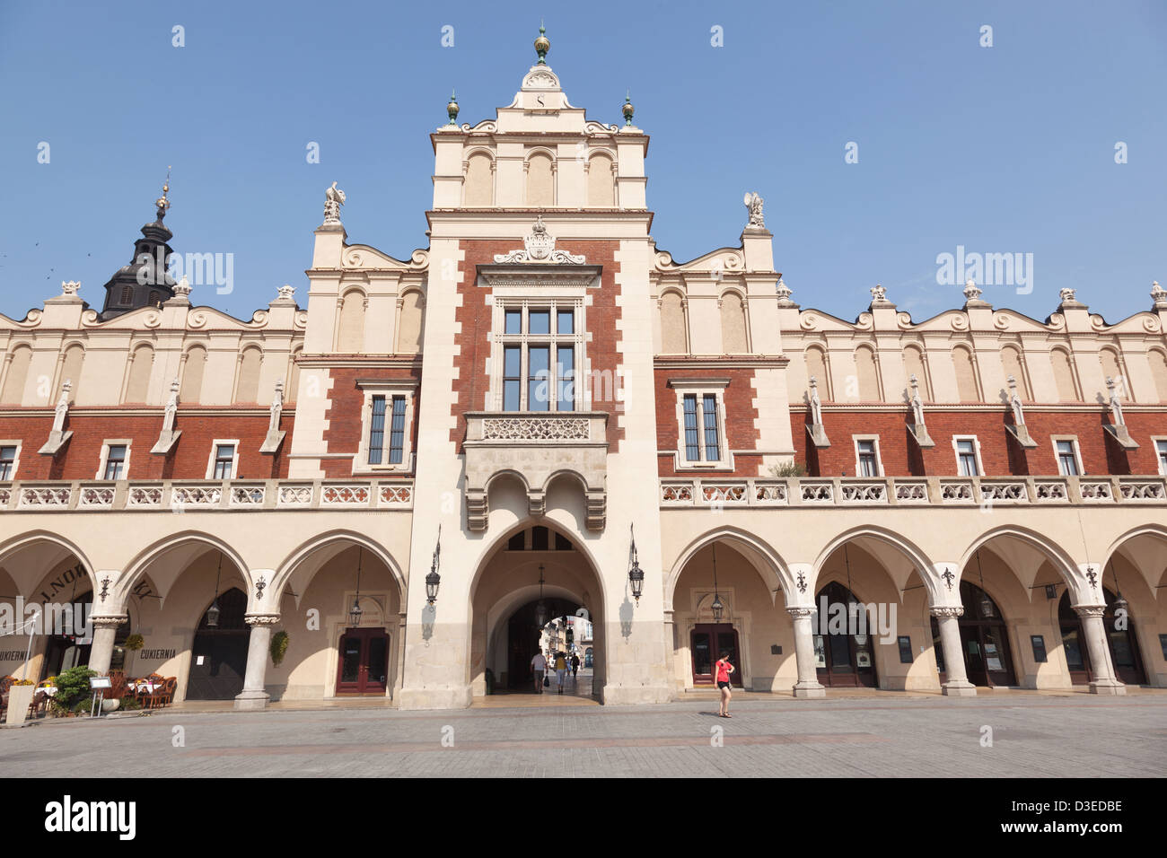 Il panno Hall in piazza del mercato principale, Cracovia in Polonia Foto Stock