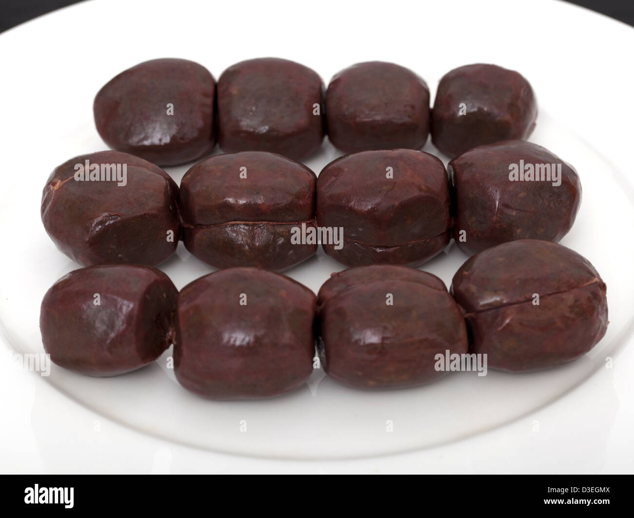 Morcilla budino nero Foto Stock