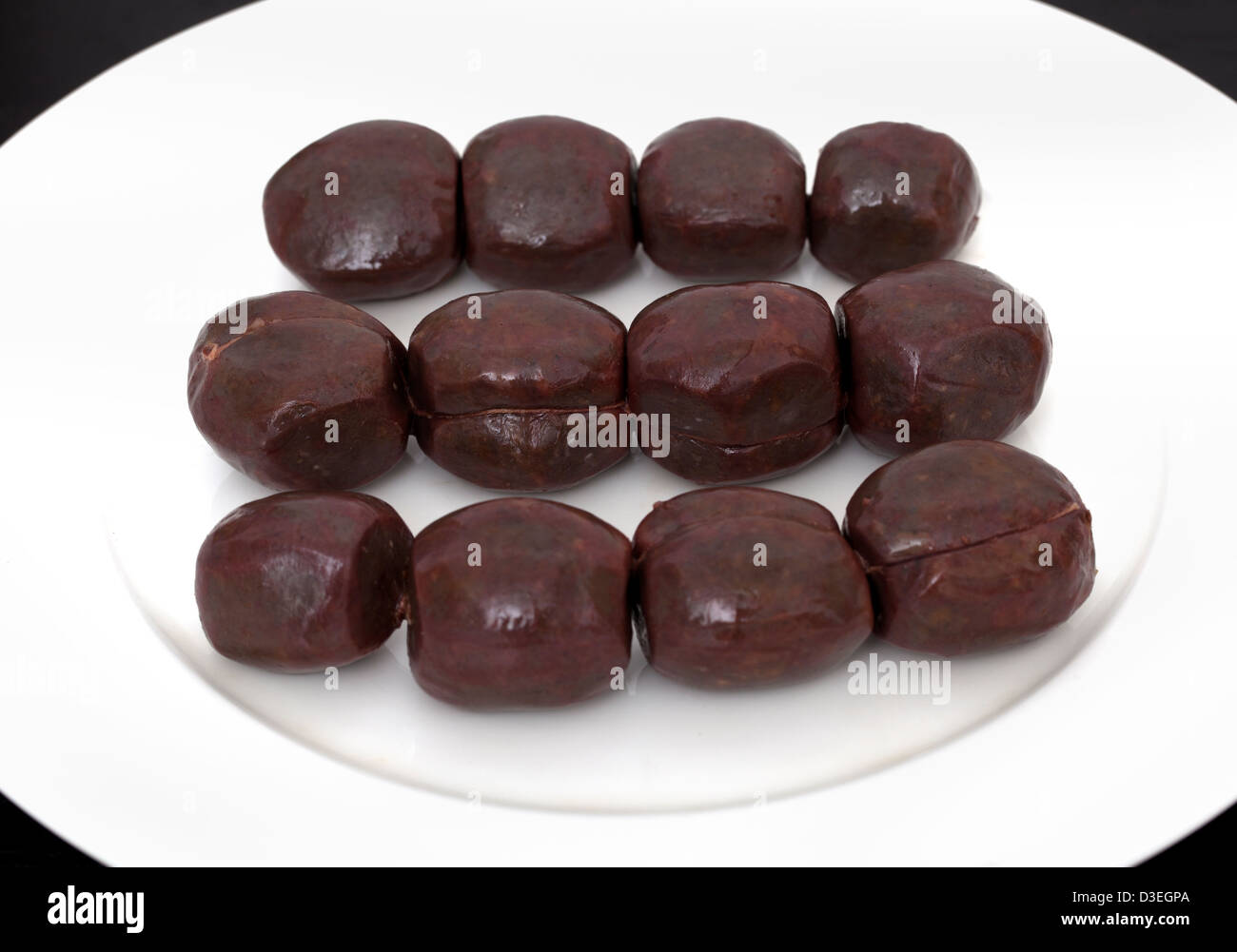 Morcilla budino nero Foto Stock