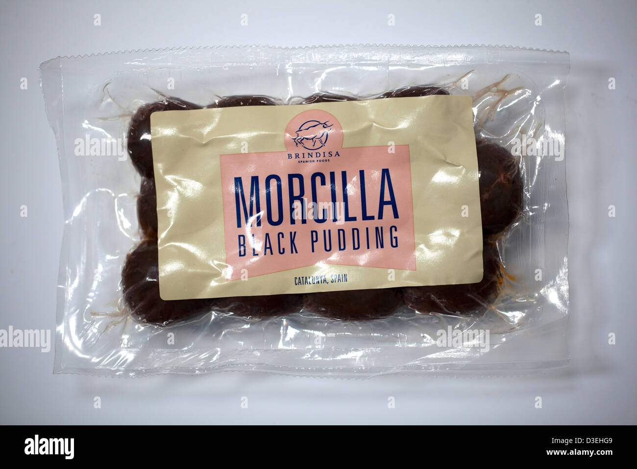 Morcilla budino nero Foto Stock