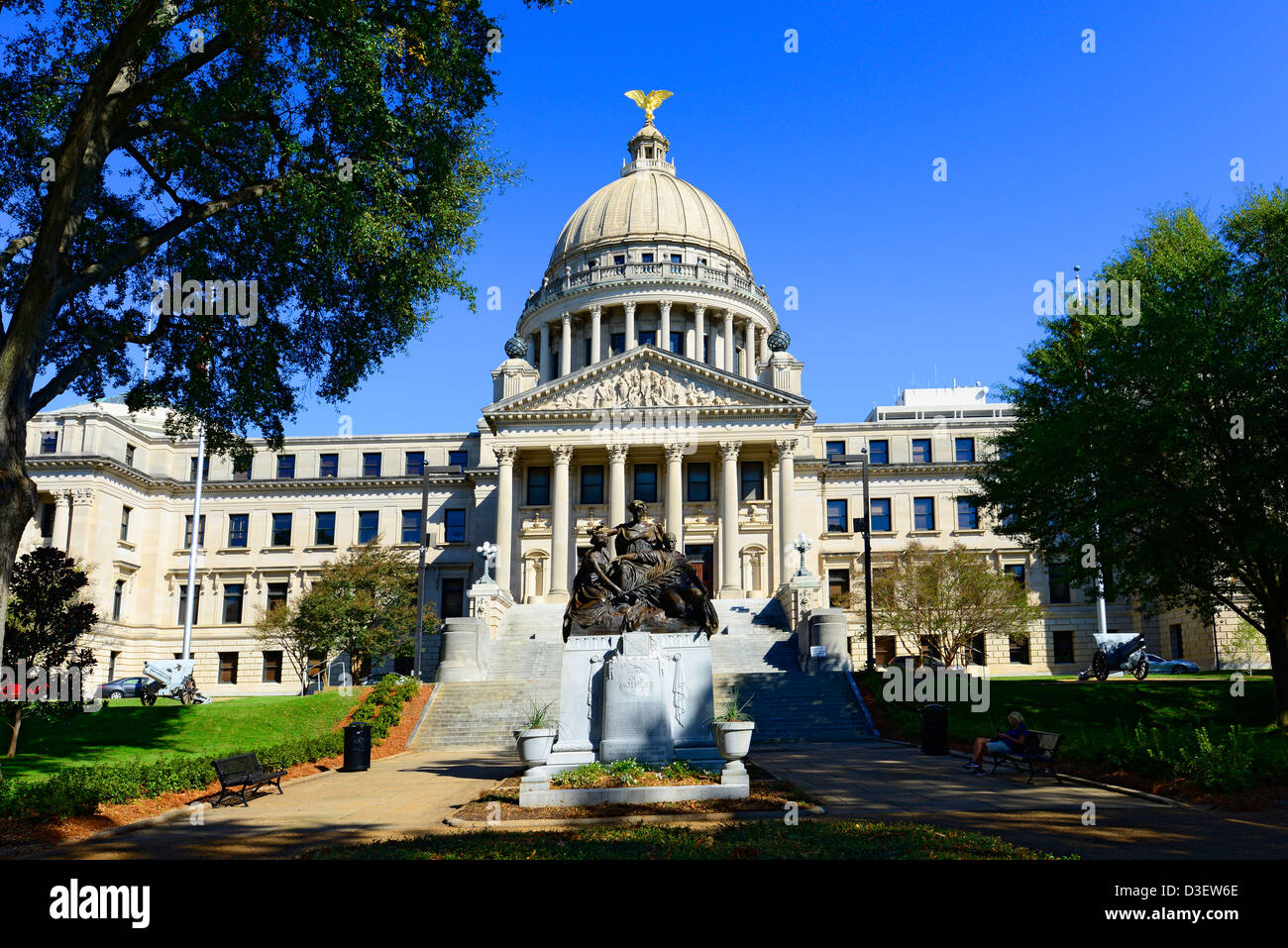 Capitale dello stato del Mississippi Jackson MS US Foto Stock