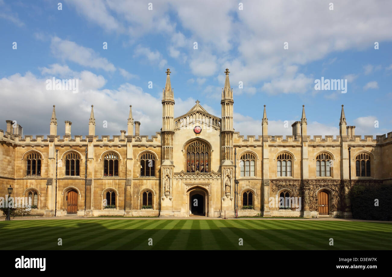 Collegio del Corpus Christi e la Beata Vergine Maria a Cambridge nel Regno Unito. Foto Stock