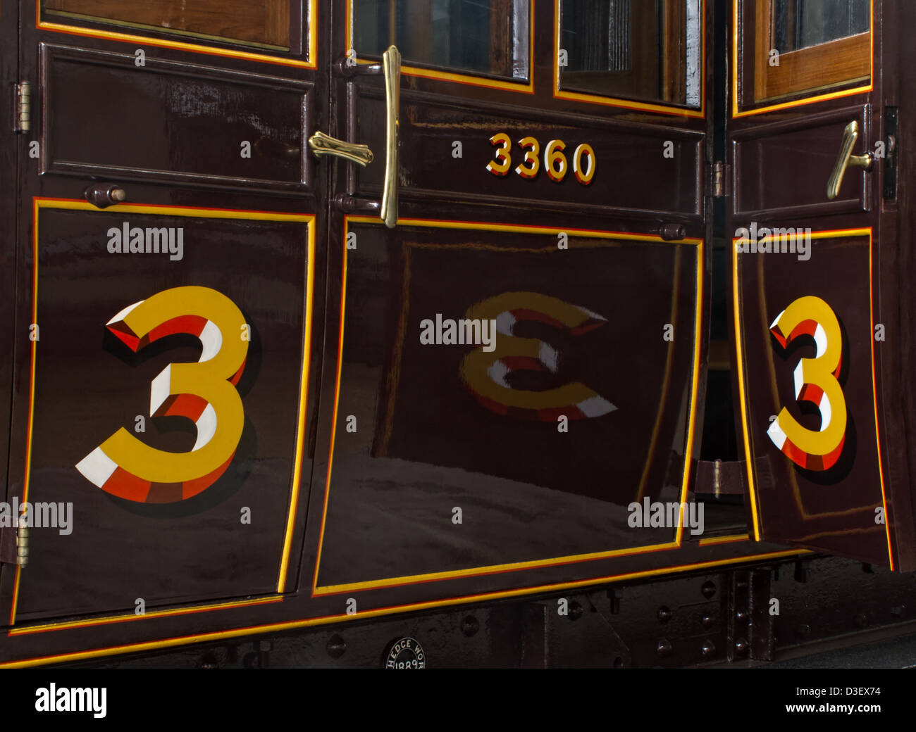 Carrello 3360 e 3 porte di classe Foto Stock