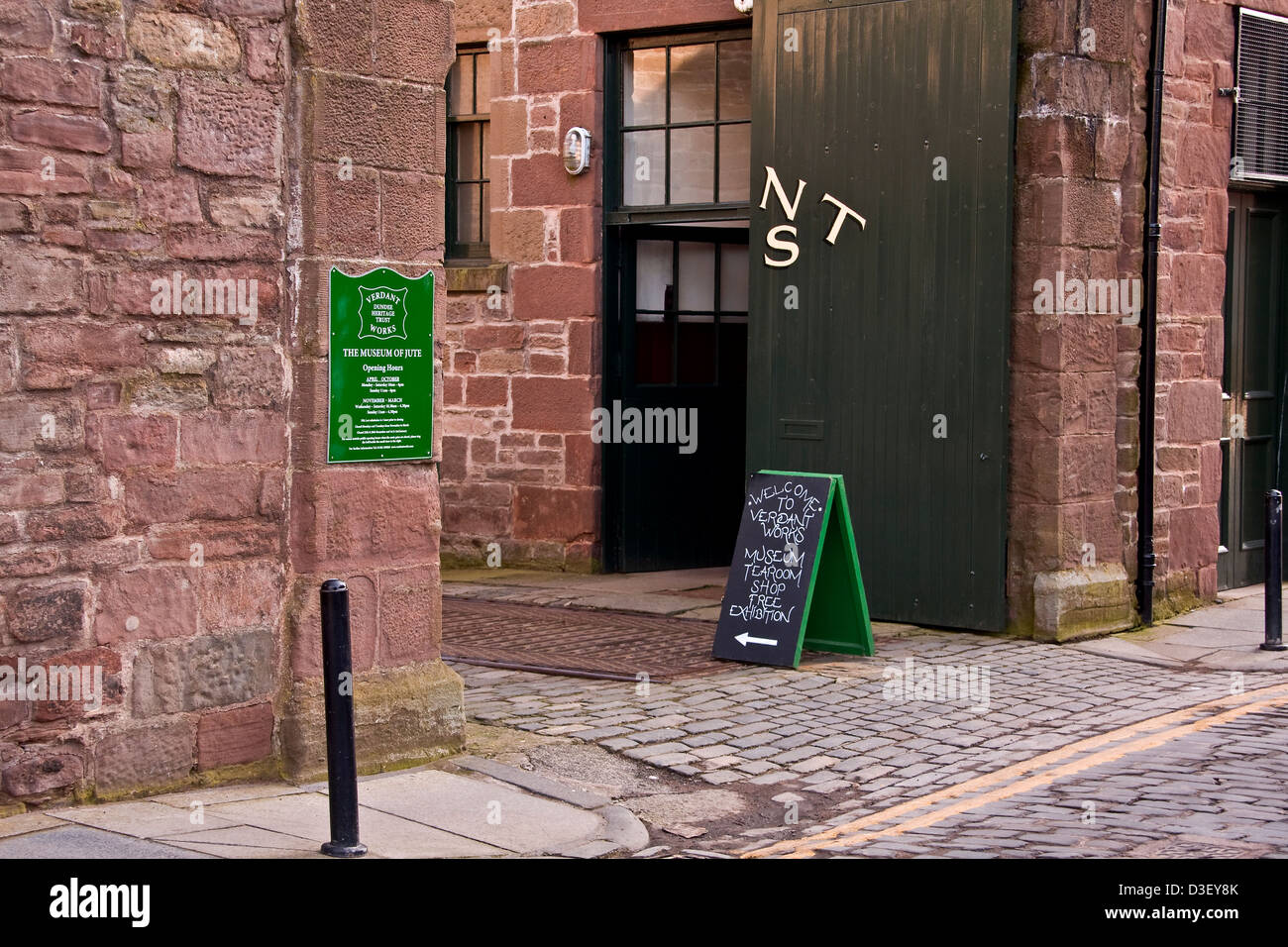 Il Verdant Works è un museo sulla iuta e industria di linea ed è un edificio elencato a Dundee, Regno Unito Foto Stock