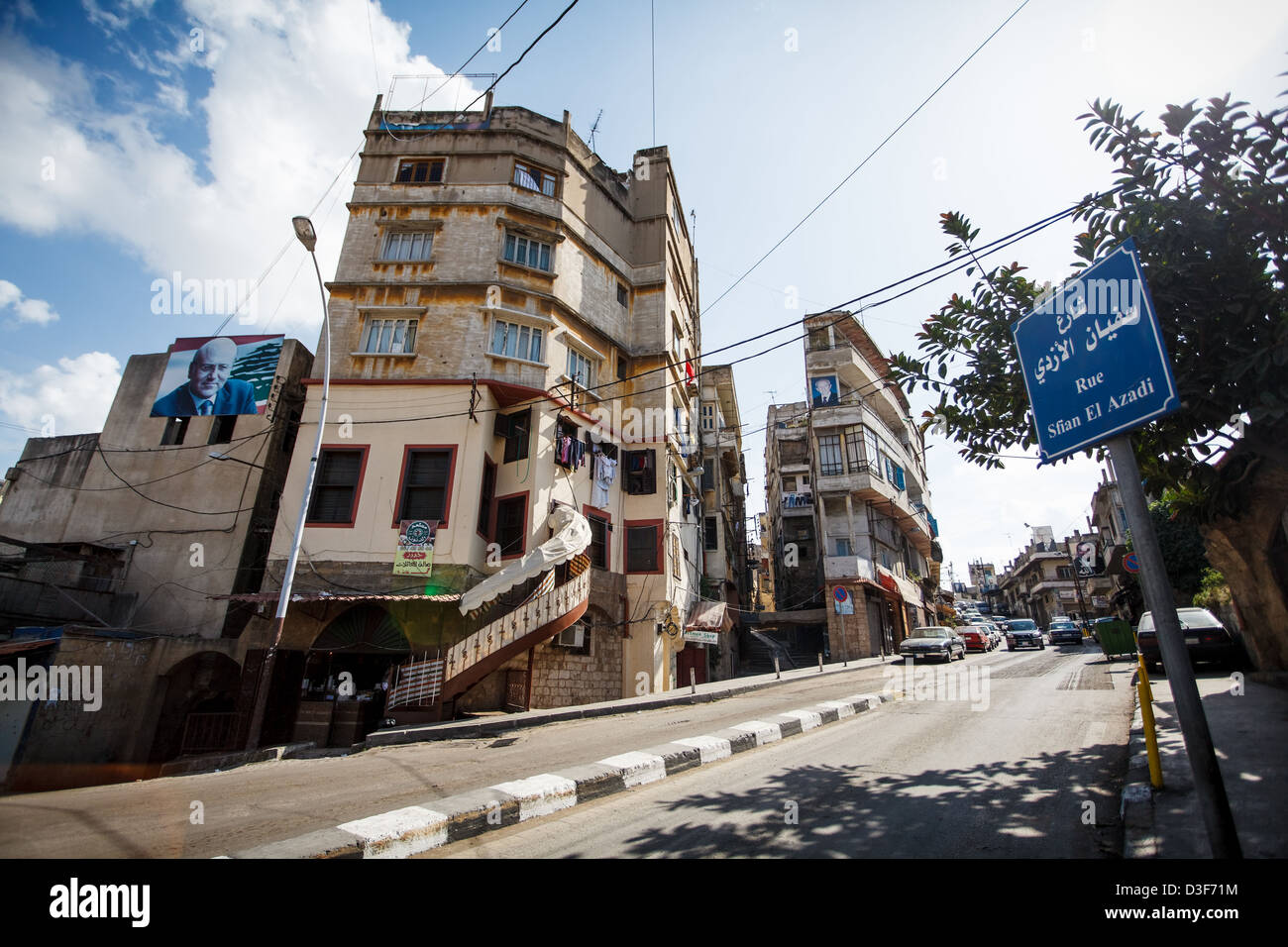 La città di Tripoli a nord del Libano. Foto Stock