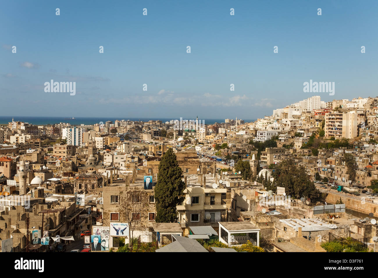 La città di Tripoli a nord del Libano. Foto Stock