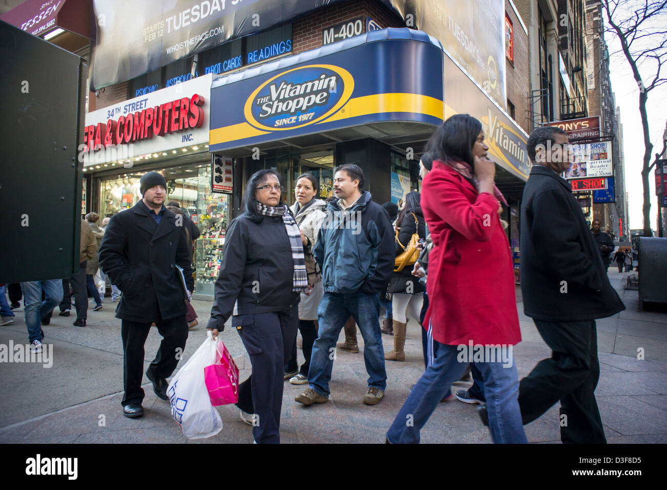 Una vitamina Shoppe store nel centro di Manhattan a New York il giovedì 14 febbraio, 2013. (© Richard B. Levine) Foto Stock