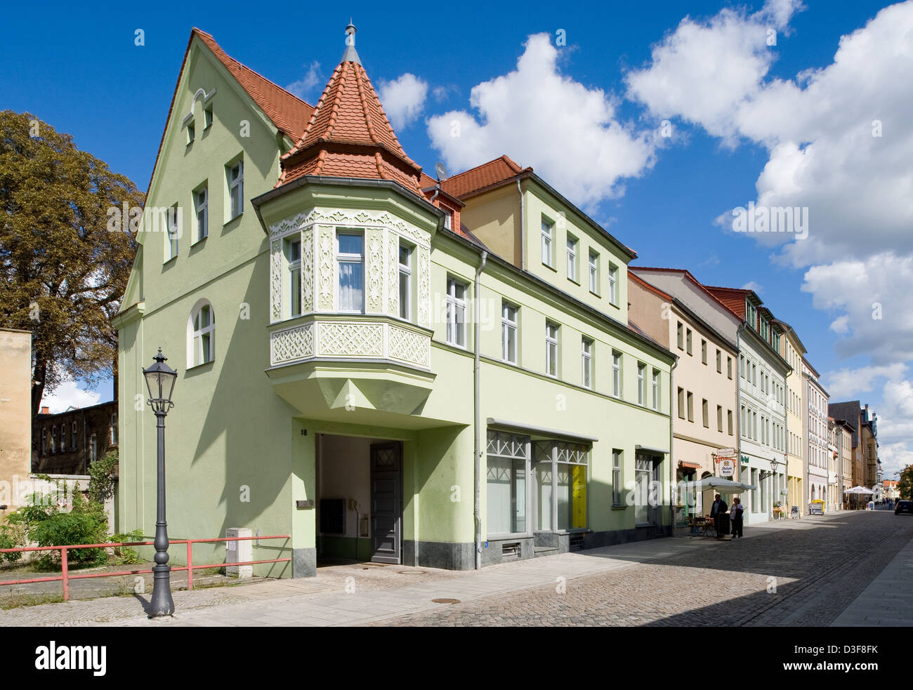 Wittenberg, Germania, centro storico di Wittenberg Foto Stock