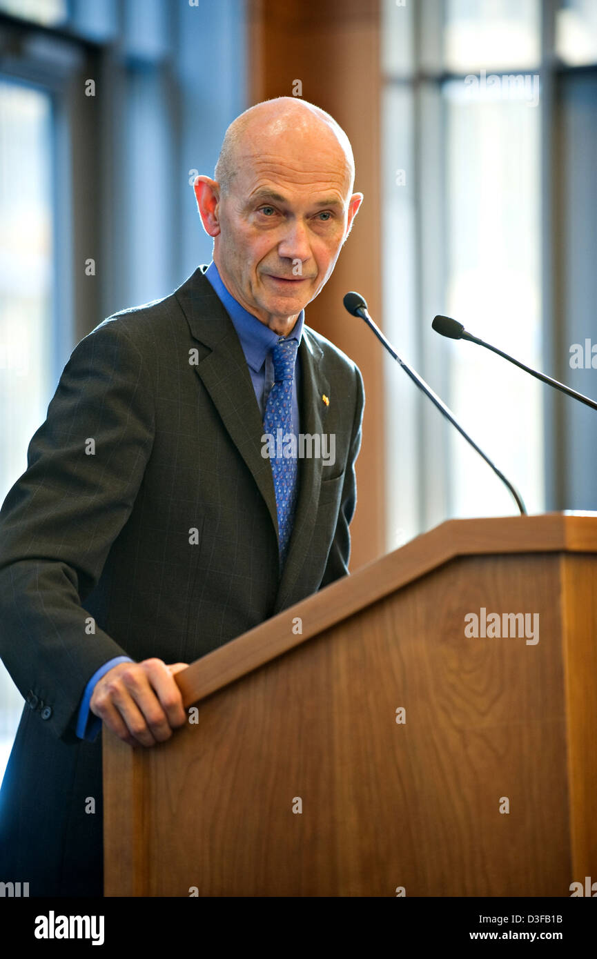 Berlino, Germania, Pascal Lamy, Direttore Generale dell'Organizzazione mondiale del commercio Foto Stock