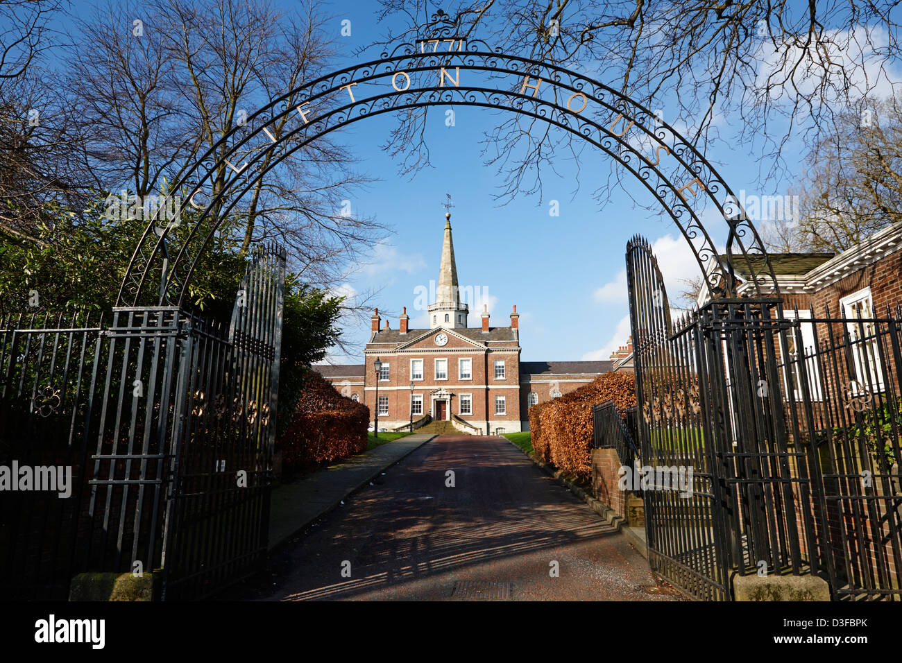 Clifton house ex povera casa a Belfast nord Irlanda del Nord Regno Unito Foto Stock