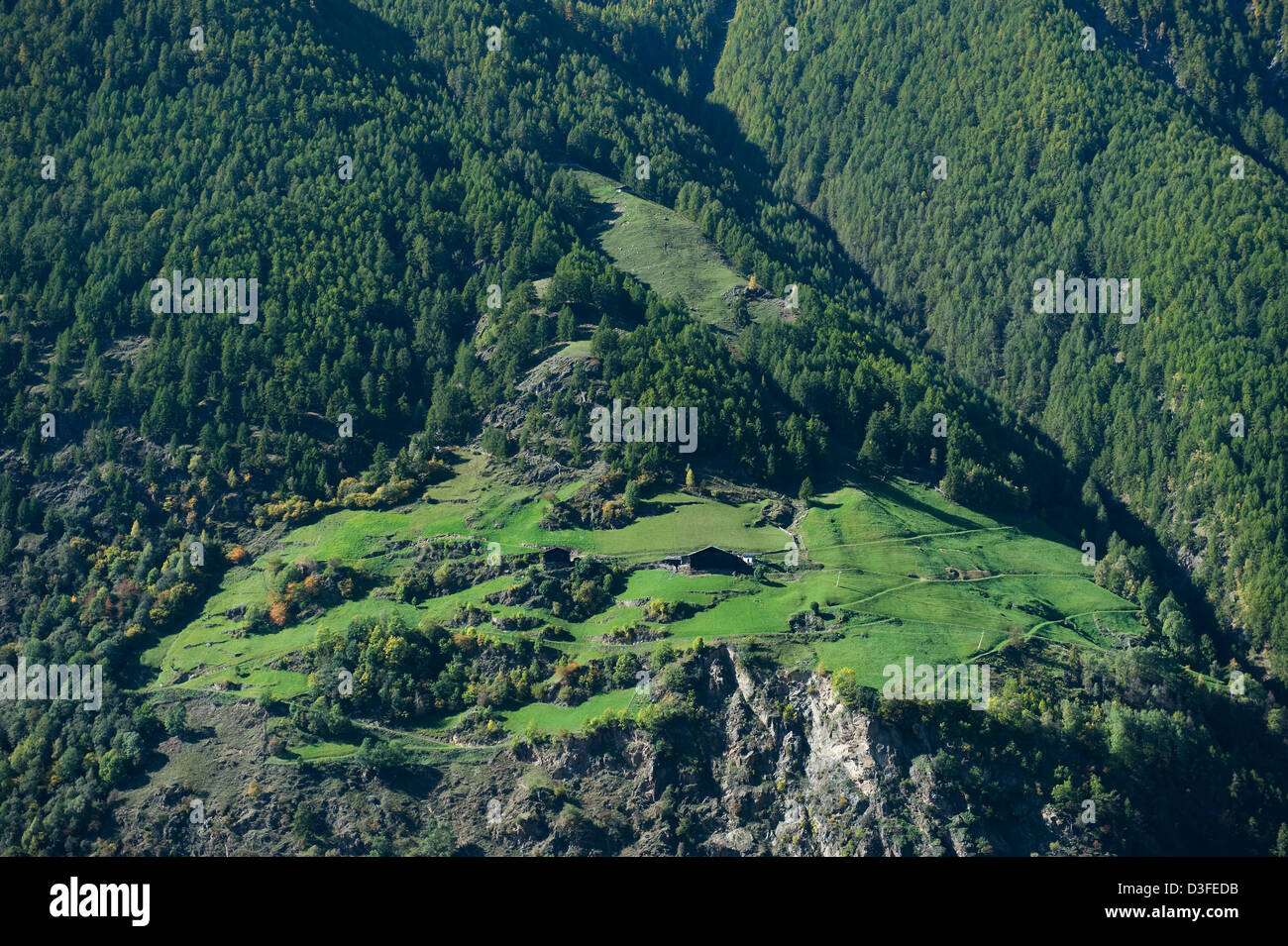 Senales, Italia, vista in Val Senales Foto Stock
