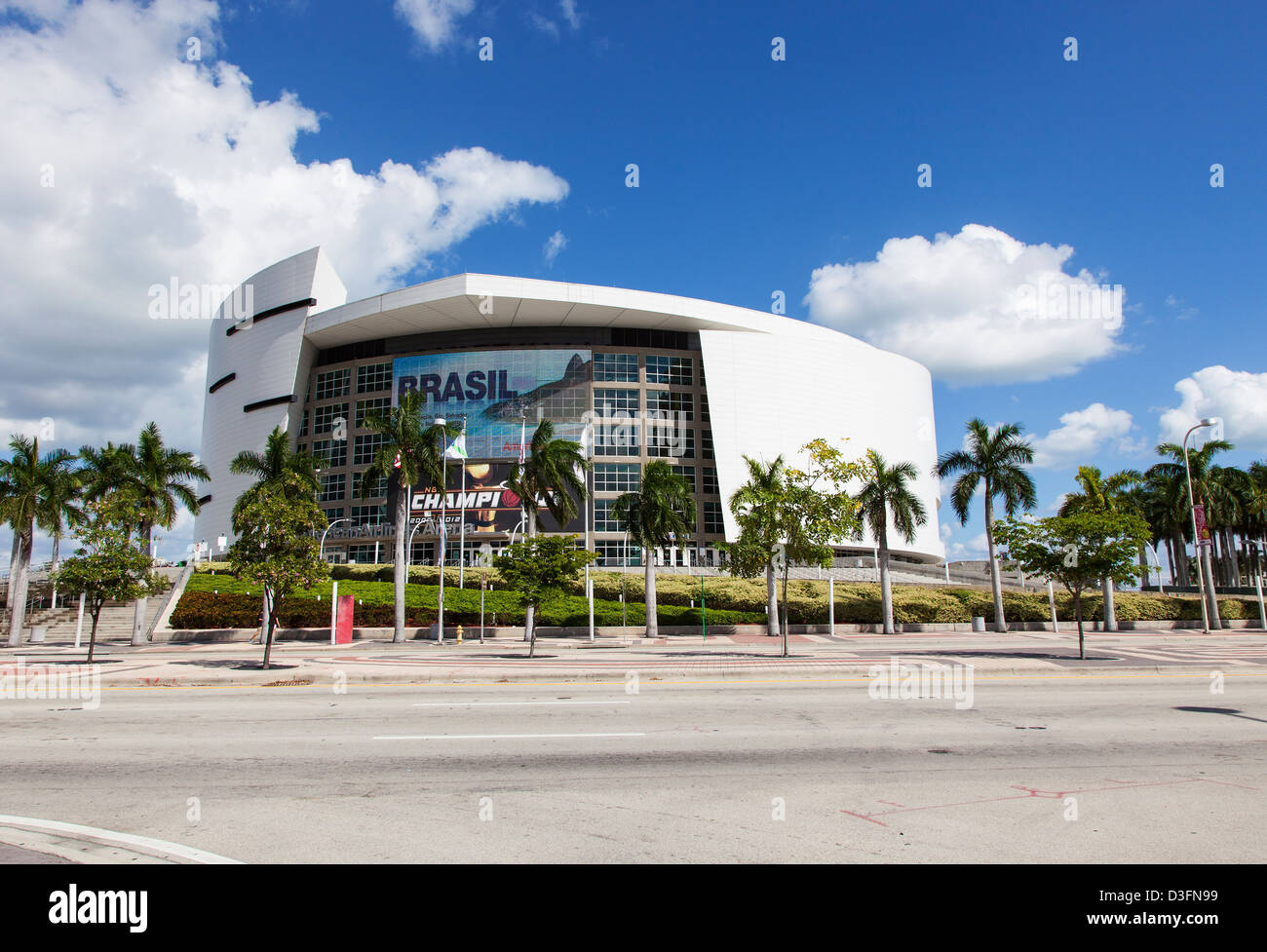 L'American Airlines Arena, Miami, Stati Uniti d'America Foto Stock