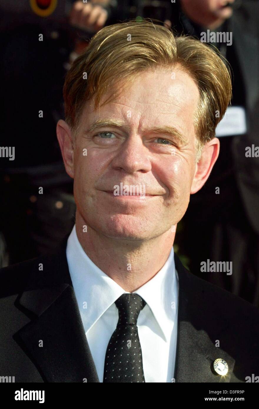 (Dpa) - L'attore statunitense William H. Macy ("Jurassic Park III.', 'Magnolia', 'Benny & Joon') arriva al Screen Actors Guild Awards di Los Angeles, California, 9 marzo 2003. Foto Stock