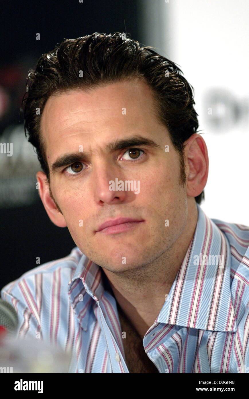 (Dpa) - attore Matt Dillon presenta il suo nuovo film 'crash' al Toronto Film Festival di Toronto, Canada, 11 settembre 2004. Foto Stock