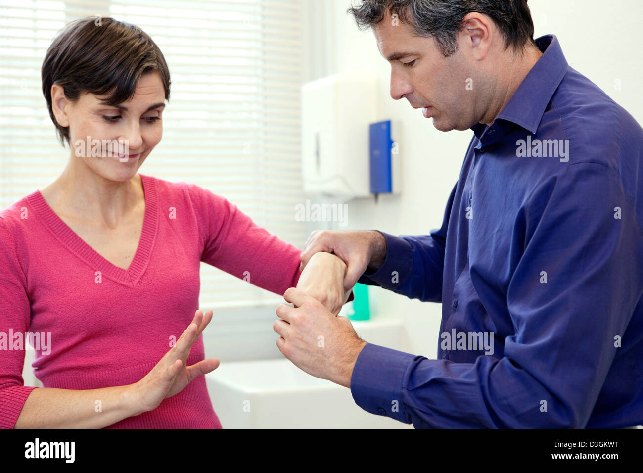 La consultazione, Donna del dolore Foto Stock