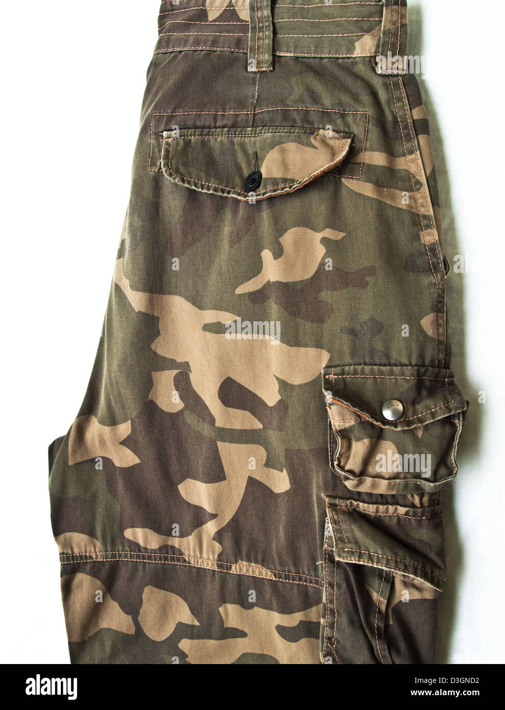 Pantalone mimetico Foto Stock