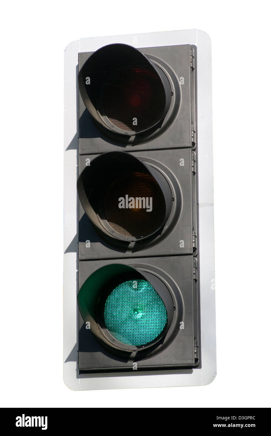 Il Semaforo verde Foto Stock