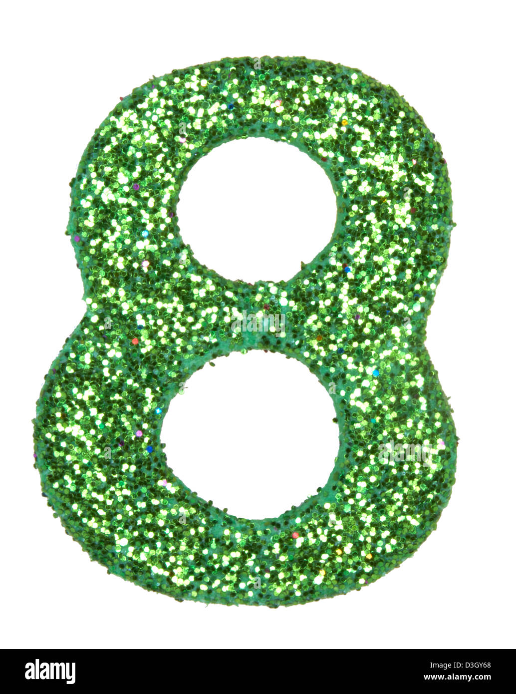 Numeri 8 otto Foto Stock