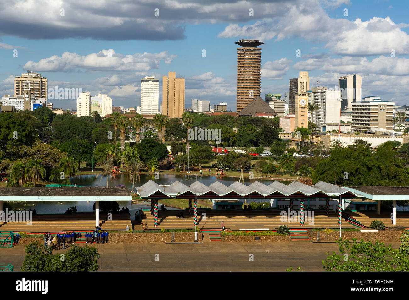 Uhuru Park, Centro di Nairobi, in Kenya Foto Stock