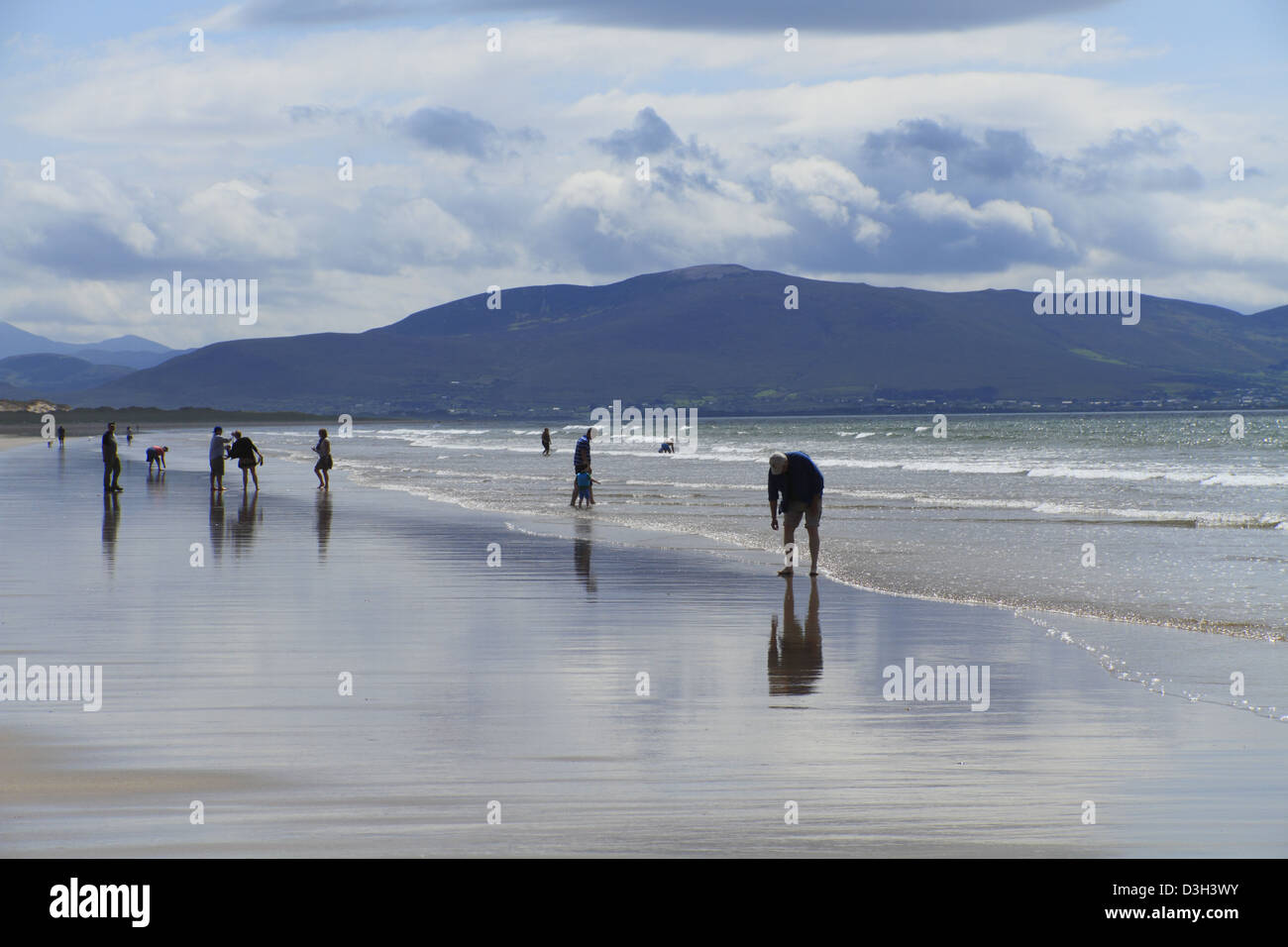 Pollice Beach, la penisola di Dingle, Co. Kerry, Irlanda Foto Stock