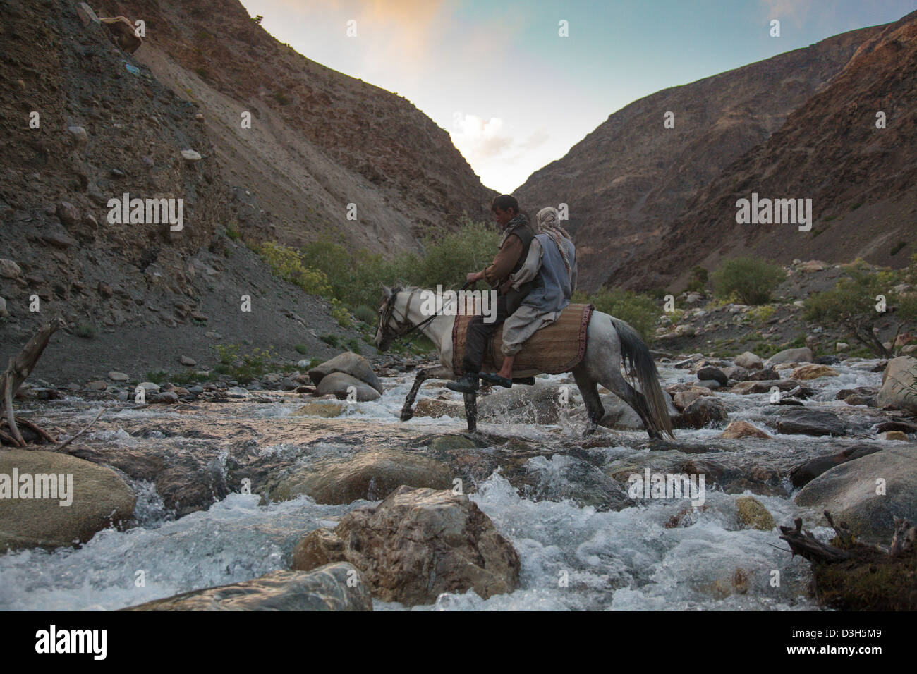 Nel Wakhan Corridor, Badakshan, Afghanistan Foto Stock