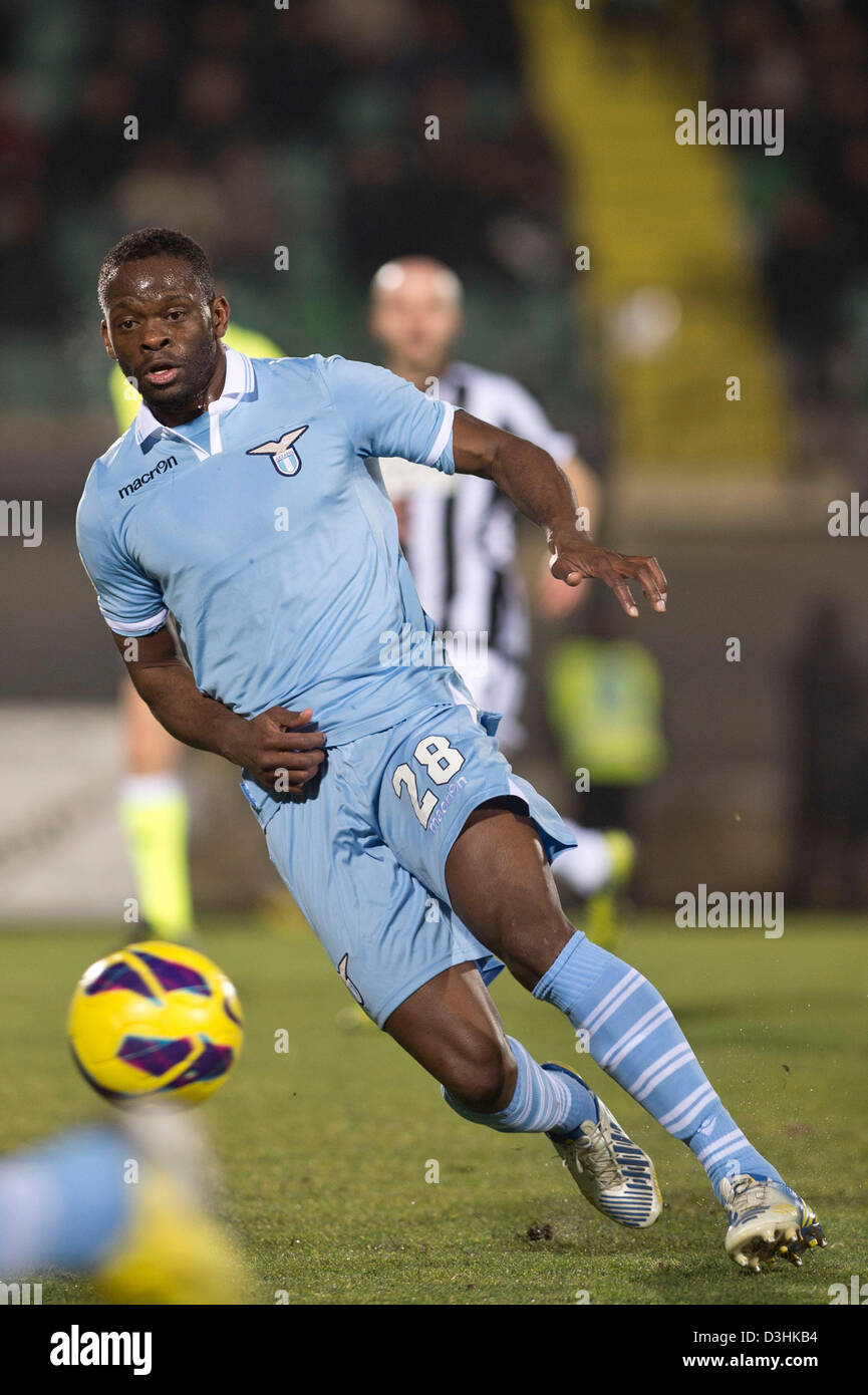 Louis Saha (Lazio), 18 febbraio 2013 - Calcio : Italiano 'Serie A' match tra Siena 3-0 Lazio a Artemio Franchi Arena Montepaschi a Siena, Italia. (Foto di Maurizio Borsari/AFLO) Foto Stock