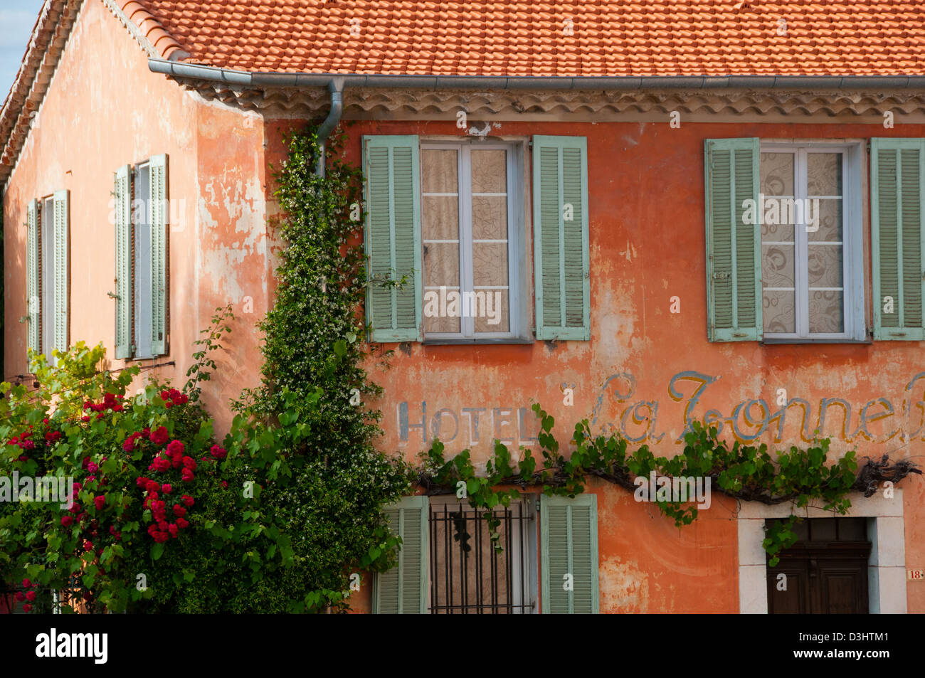 Edificio caratteristico Montauroux Provence Francia Foto Stock