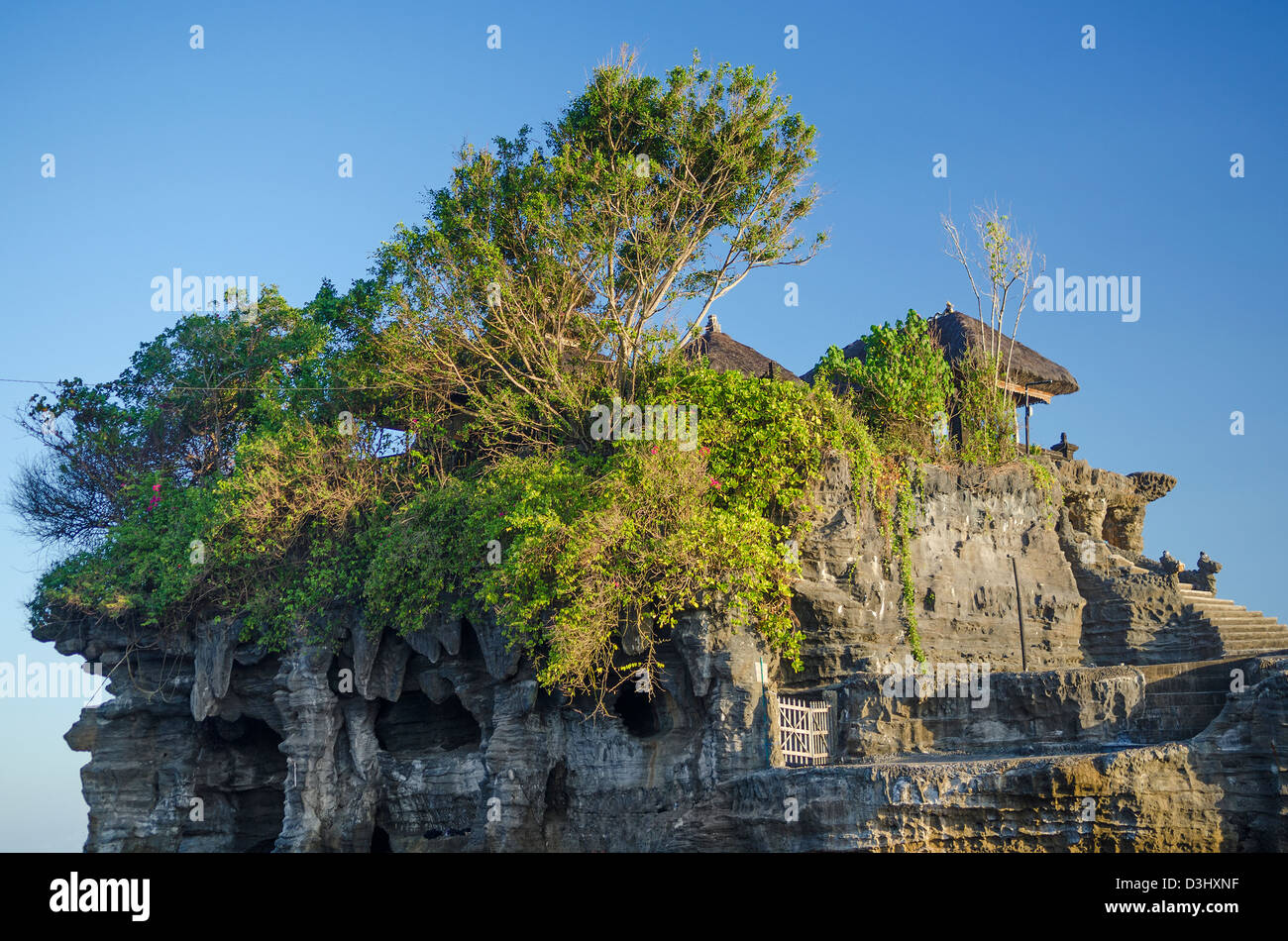 Dal Tempio Tanah Lot in Bali Indonesia costa Foto Stock