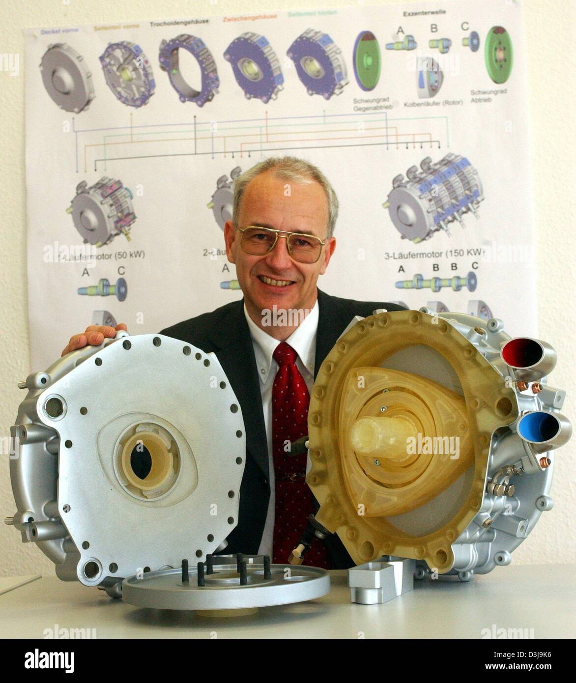 Wankel Rotor Inventor (Dpa) - Michael Schirmer, Presidente della Super Wankel società Tec ...