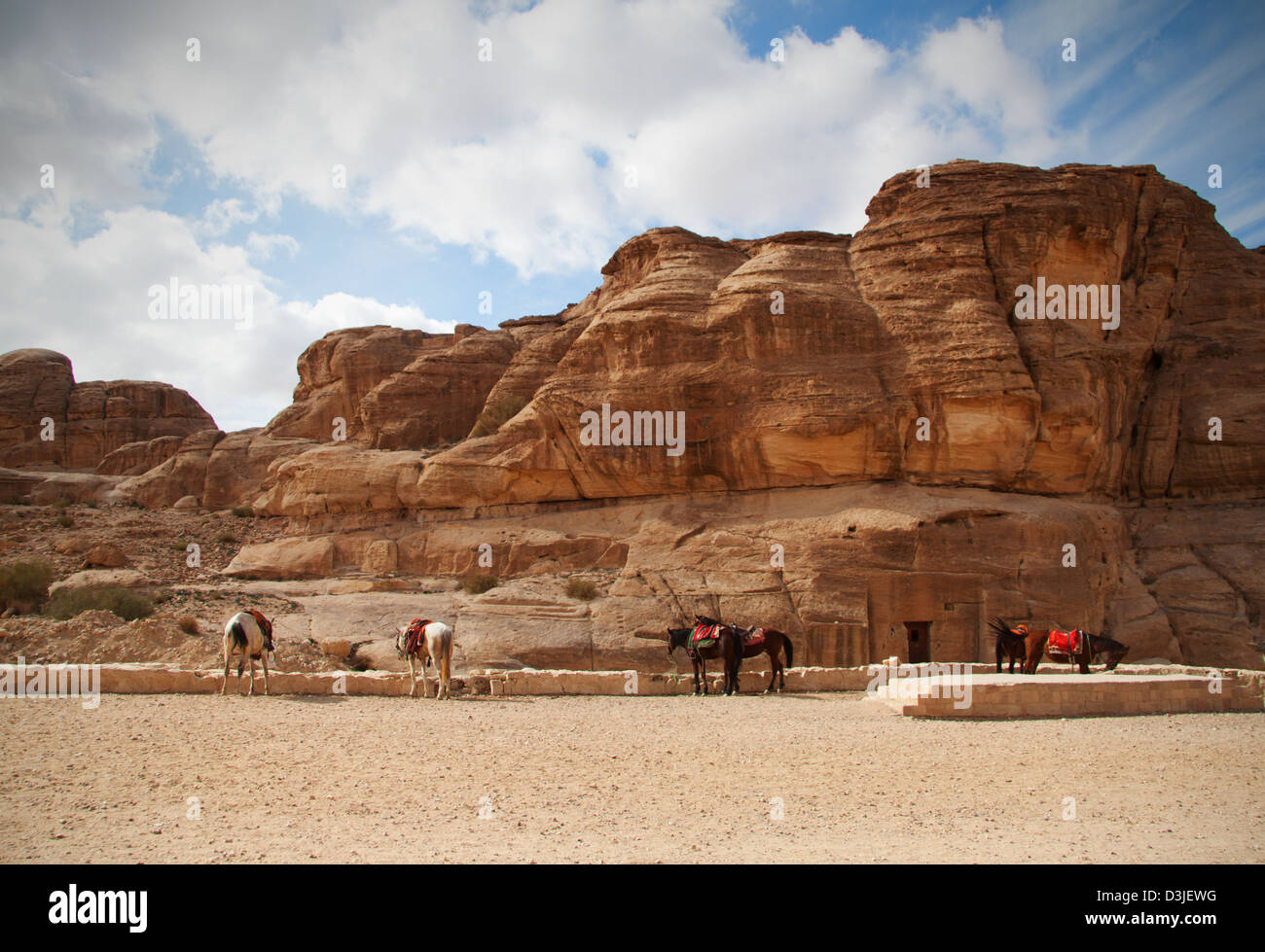 Petra, Giordania Foto Stock