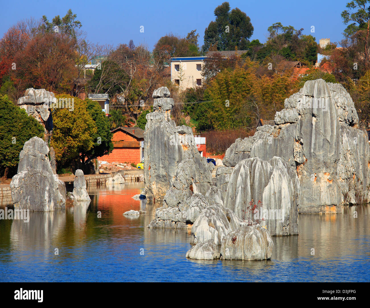 Cina Yunnan, Shilin, la Foresta di Pietra, Foto Stock