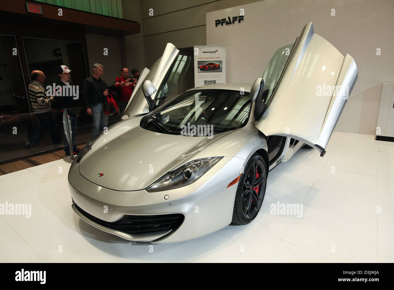 Porte di suicidio silver sport coupe Foto Stock