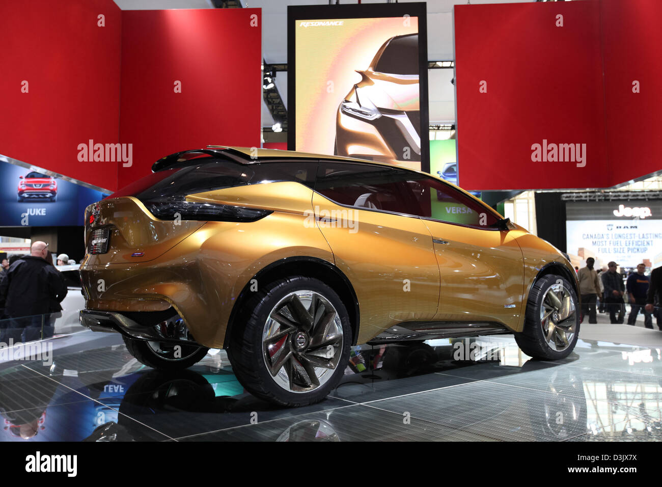 Nissan il concetto di risonanza vista posteriore Foto Stock