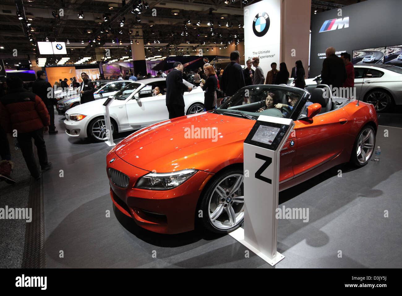 BMW z Coupé rosso Foto Stock