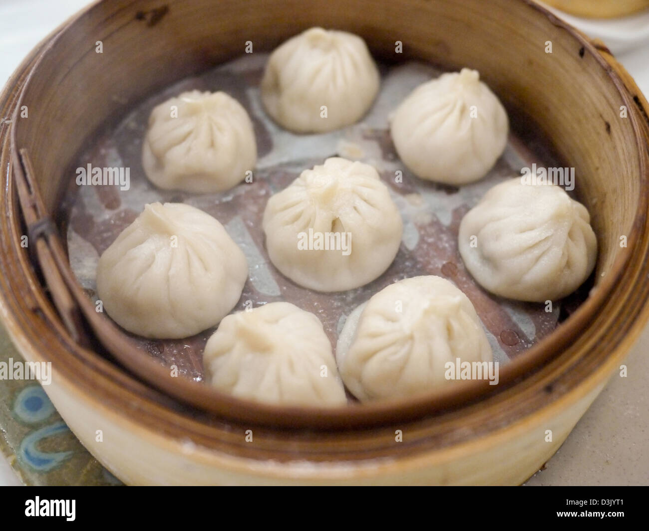 Piccole ciambelle di vapore nord del cibo cinese dim sum Foto Stock
