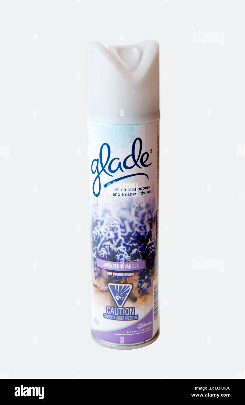 Bottiglia di Glade Air Freshner spray by SC Johnson Foto Stock