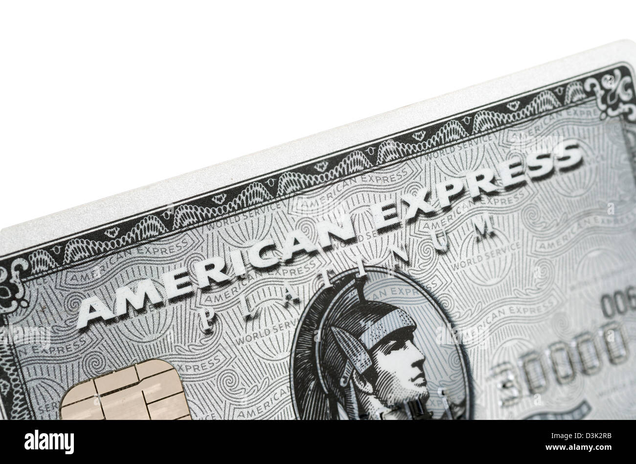 American Express Platinum Card di carica Foto Stock