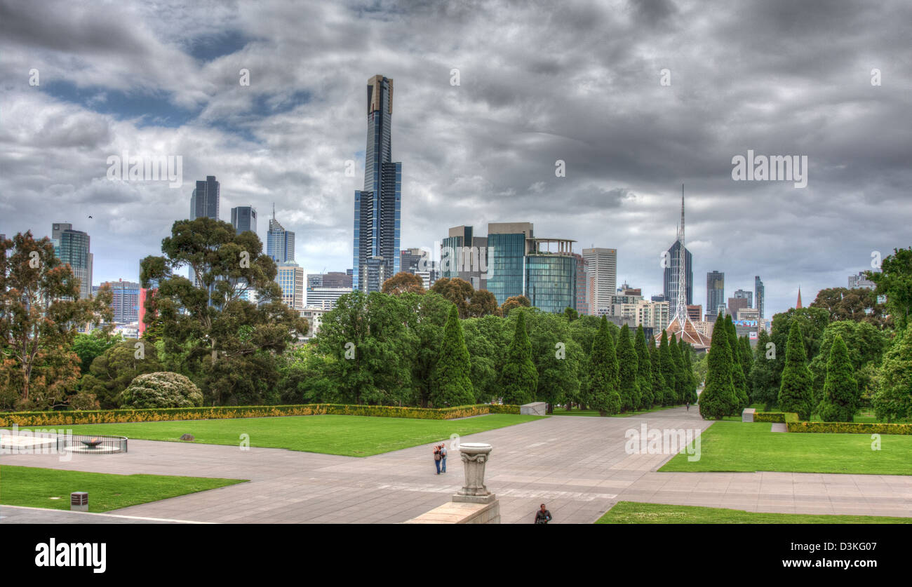 La foto è stata scattata in Melbourne Australia Foto Stock