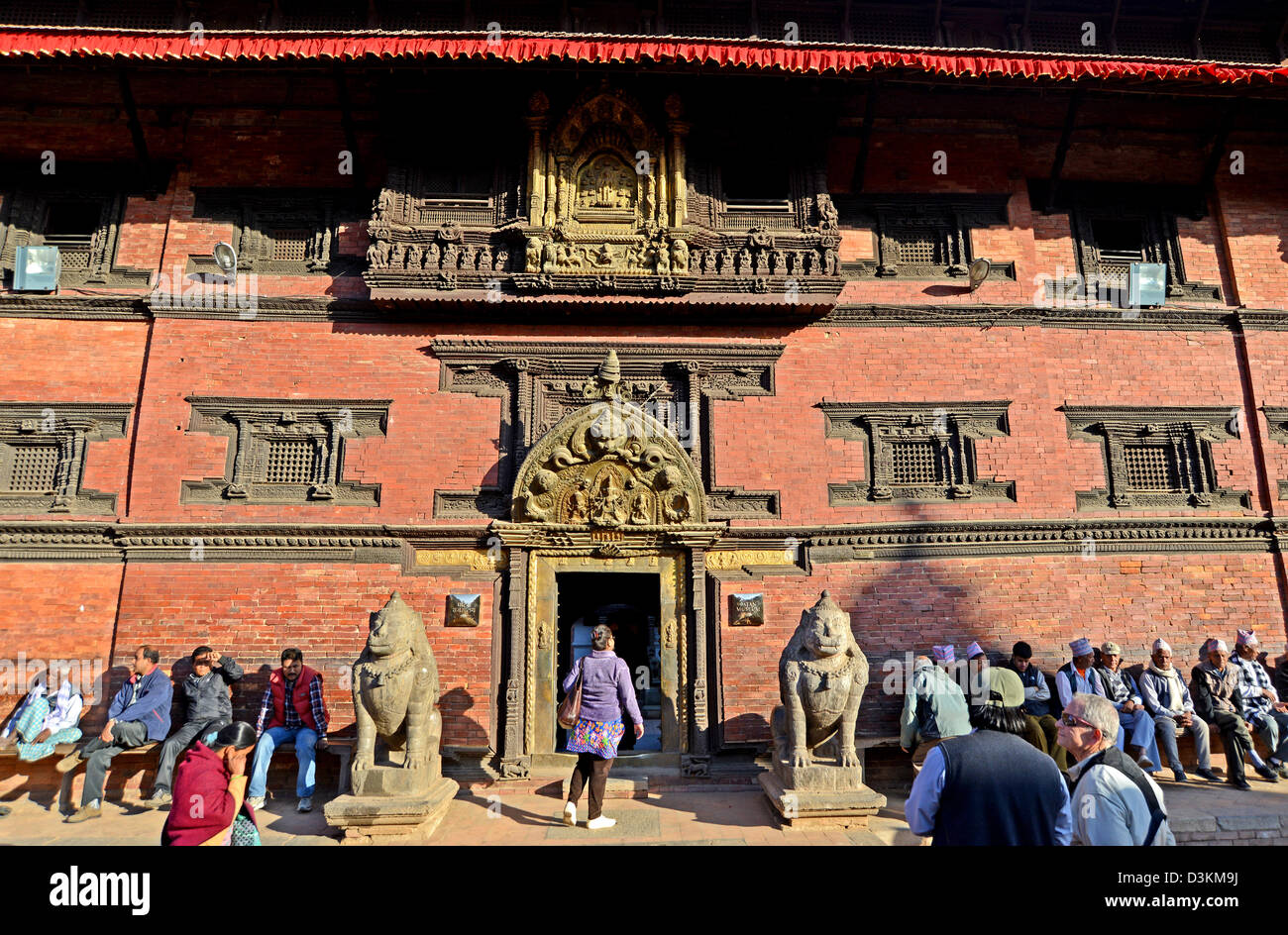 Durbar Square Patan Nepal Foto Stock