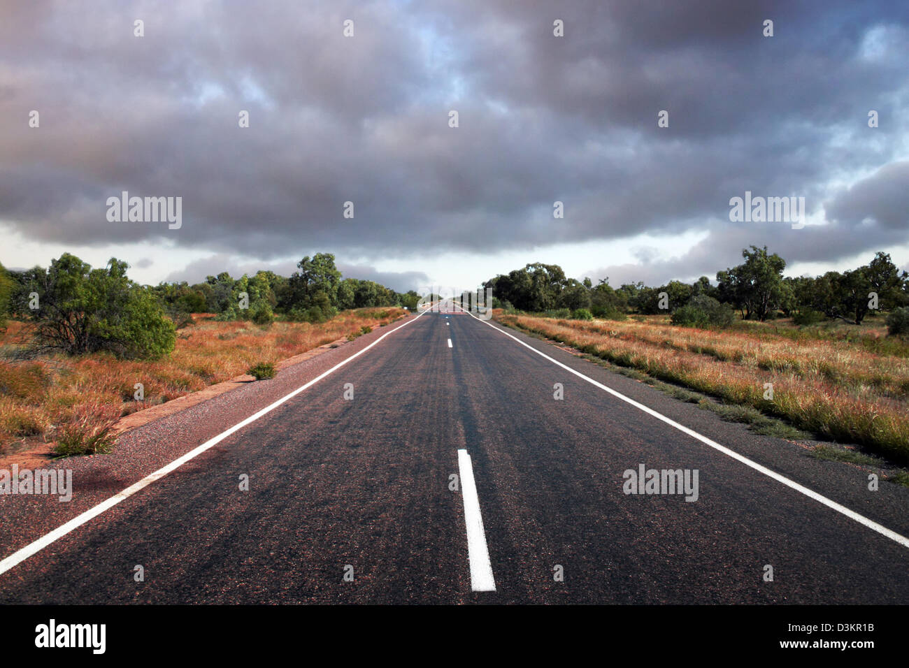 Strada verso il nulla Foto Stock