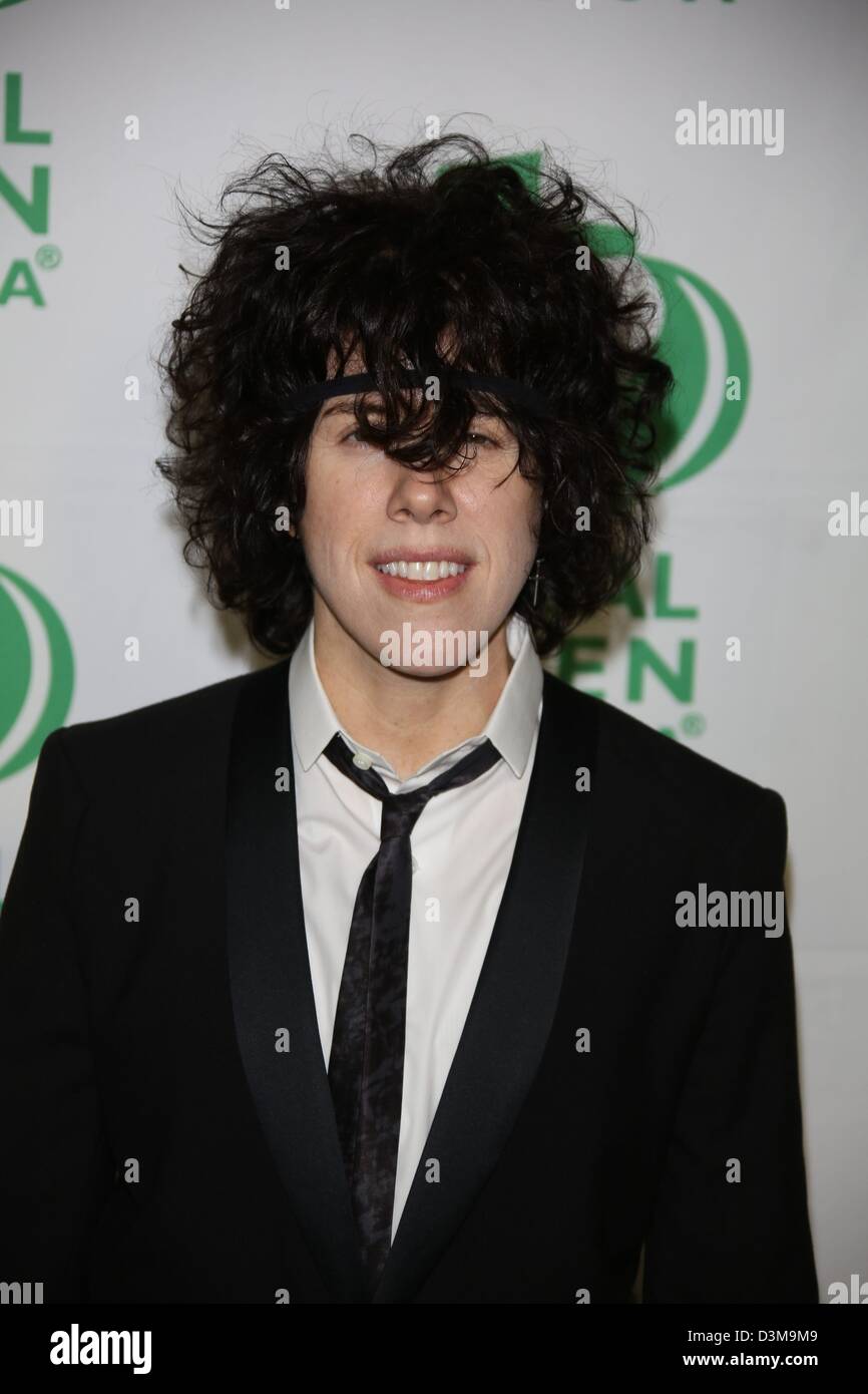 Il cantante Laura Pergolizzi aka L. P. arriva al Global Green USA del decimo anniversario Pre-Oscar Party a Avalon a Los Angeles, Stati Uniti d'America, il 20 febbraio 2013. Foto: Hubert Boesl Foto Stock