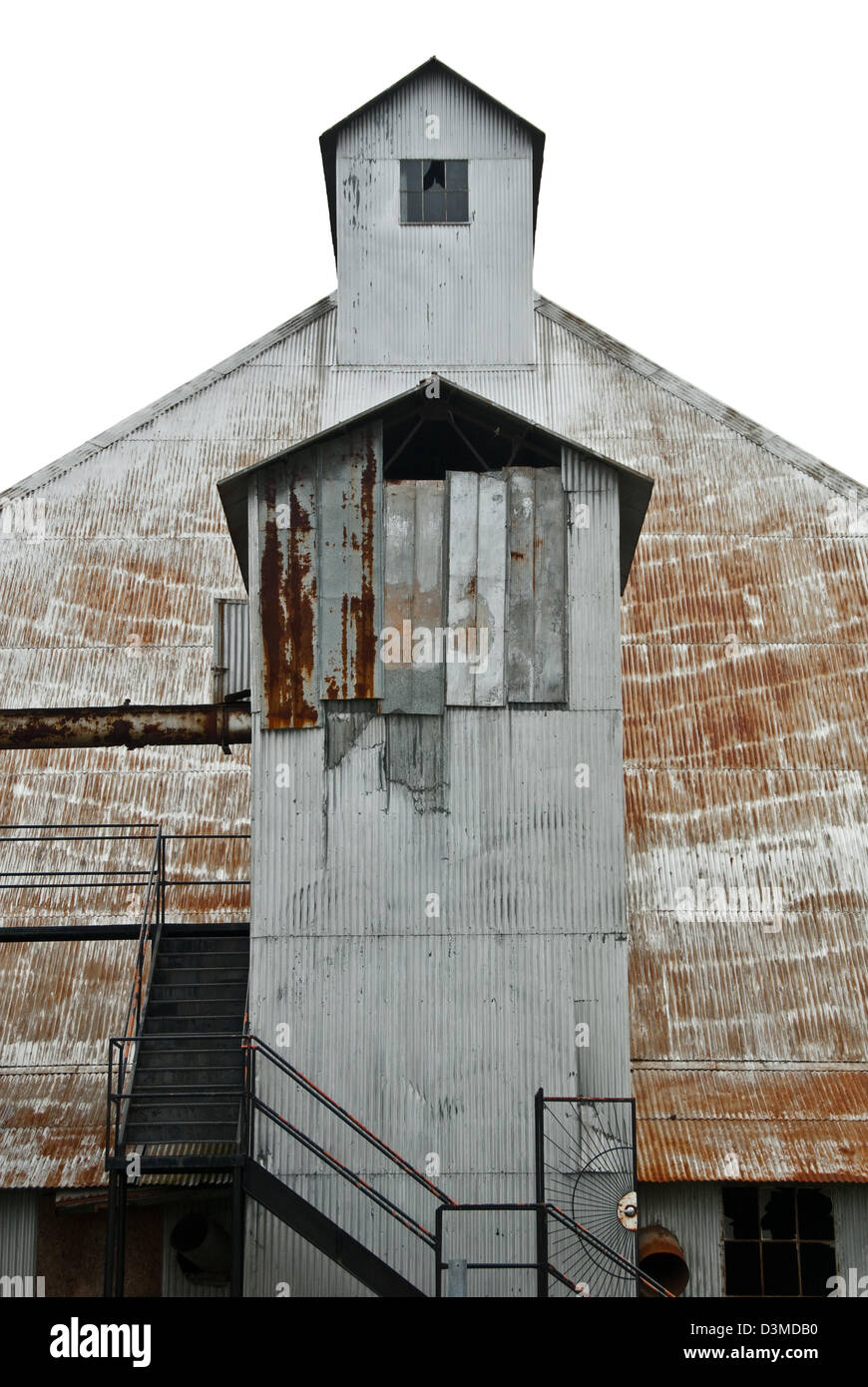 Il centro storico di cotone Monroe Gin warehouse in Monroe, Georgia, Stati Uniti d'America. Foto Stock