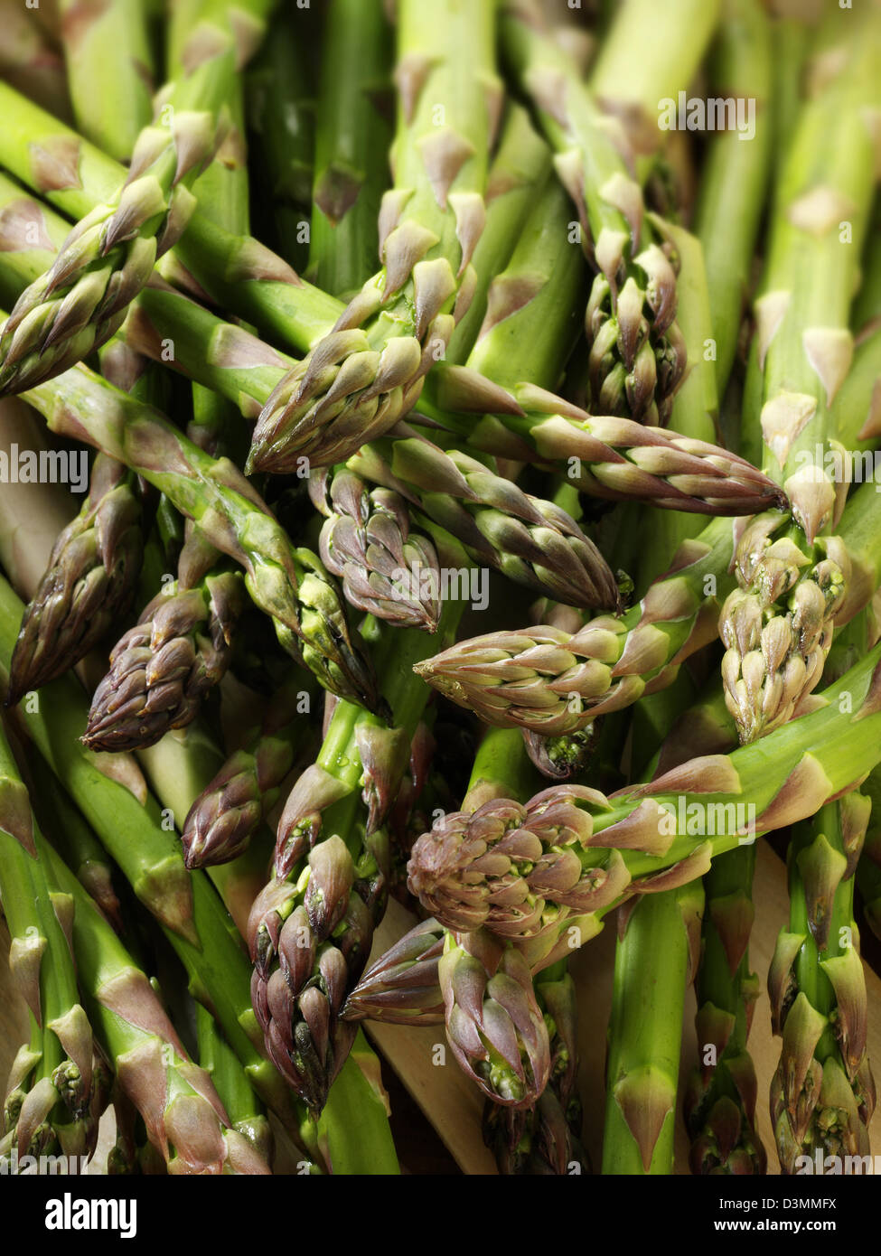 Freschi asparagi in inglese Foto Stock